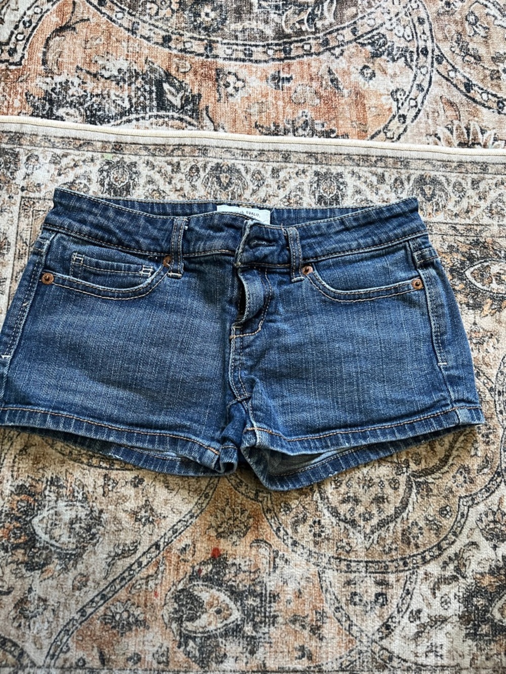 Vintage Aeropostale Blue Denim Micro Jean Mini Shorts